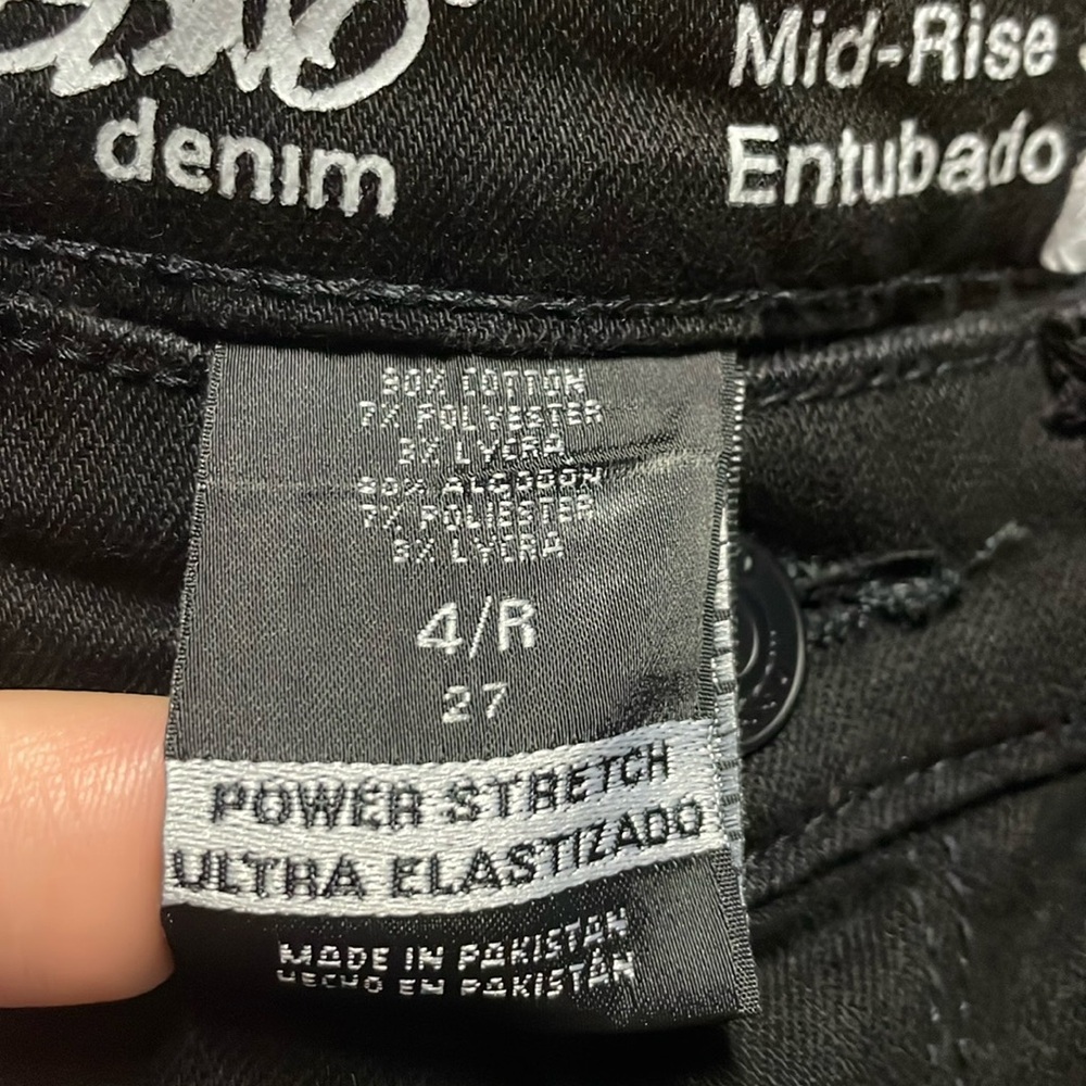 Mossimo Denim Jeans - Black - Size 4 - Picture 6 of 9